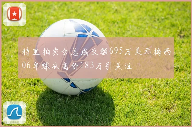 特里拍卖会总成交额695万美元梅西06年球衣高价183万引关注